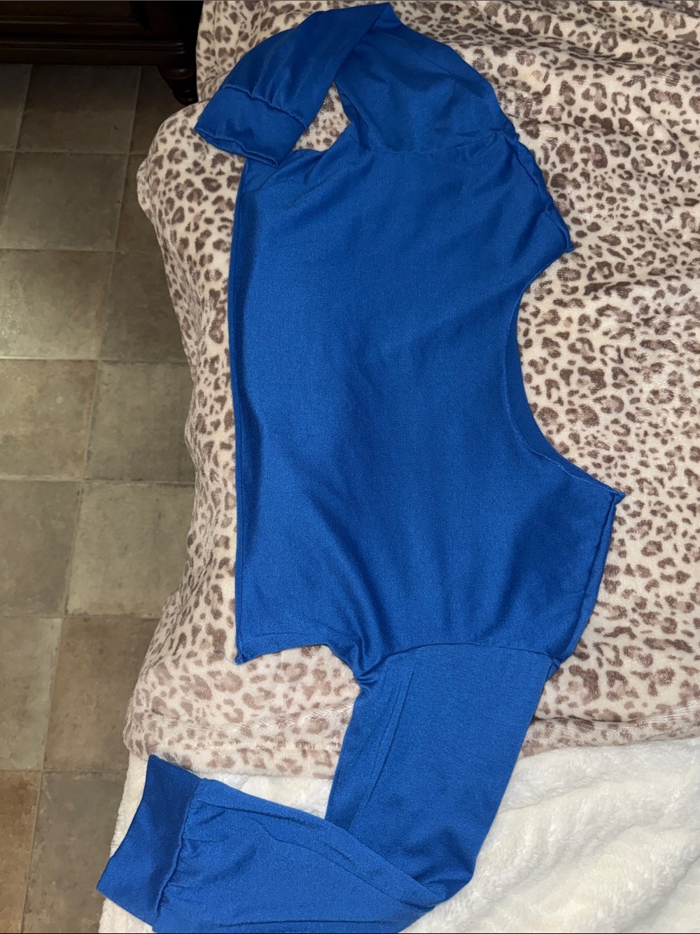 Royal Blue-Crop Top